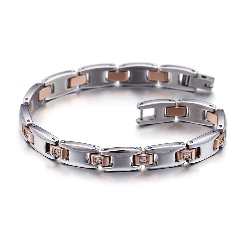 Pulseras De Pareja De Moda, Pulsera De Titanio Para Hombre.