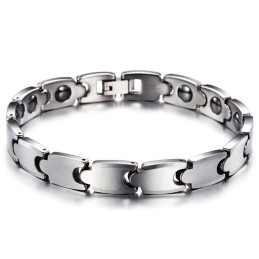 Pulsera De Acero De Tungsteno Con Imán Para Hombre. Suministro De Pulseras Para Hombre.