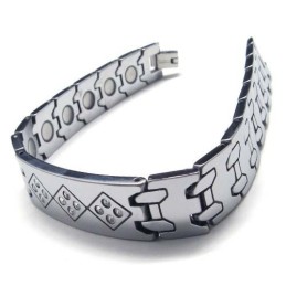 Pulsera De Carburo De Tungsteno De 12 Mm De Ancho Con Diamantes Para Hombre
