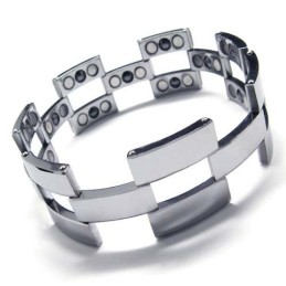 Pulsera De Carburo De Tungsteno De 22 Mm De Ancho Para Hombre