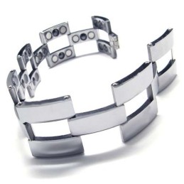 Pulsera De Carburo De Tungsteno De 22 Mm De Ancho Para Hombre