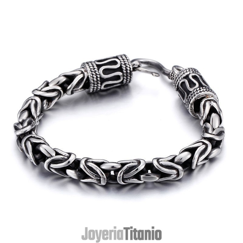 Pulsera De Titanio Para Hombre, Estilo Vintage, Elegante, Con Cierre De Anilla Y Diseño De Paz, Ideal Como Regalo. Pulsera De Titanio Para Hombre, Estilo Vintage, Elegante, Con Cierre De Anilla Y Diseño De Paz, Ideal Como Regalo.