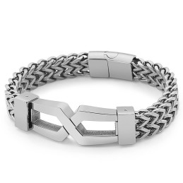 Pulsera De Titanio Para Hombre Con Gafas De Hip Hop Tide