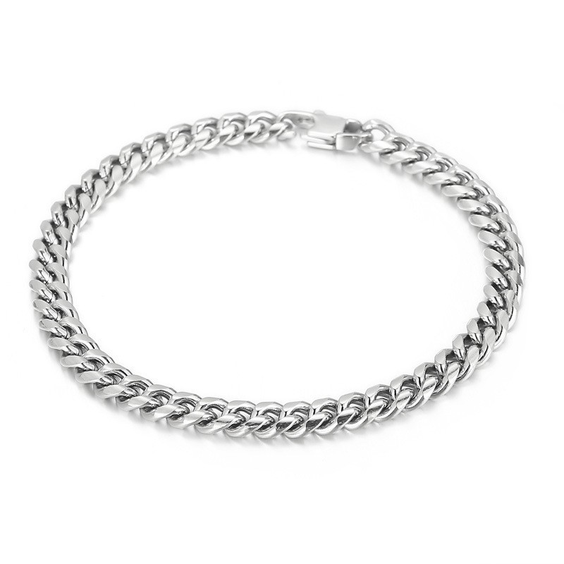 Collar Pulsera Cuba De Titanio Para Hombre Con Estilo Moderno Collar Pulsera Cuba De Titanio Para Hombre Con Estilo Moderno