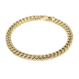 Collar Pulsera Cuba De Titanio Para Hombre Con Estilo Moderno