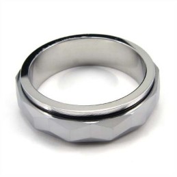 Anillo De Tungsteno Facetado De Nuevo Estilo