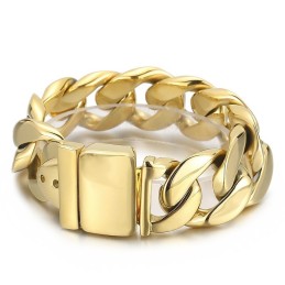 Pulsera De Titanio Negro De Moda Para Hombre