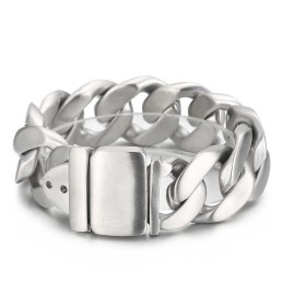 Pulsera De Titanio Negra Para Hombre