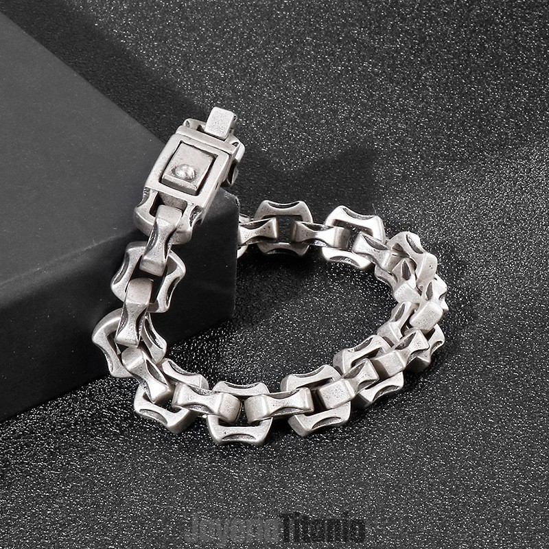 Pulseras De Titanio Retro Populares Para Hombre Con Accesorios