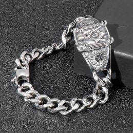Pulsera De Titanio De Moda Para Hombre