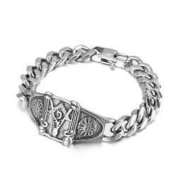Pulsera De Titanio De Moda Para Hombre