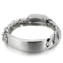 Pulsera De Titanio Para Hombre, Estilo Hip Hop