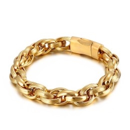 Pulsera De Titanio Con Doble Anillo De Vacío Simple