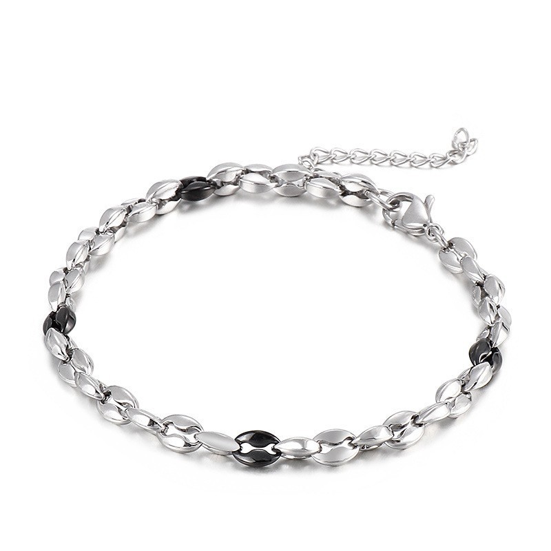 Collar De Titanio Para Hombre Con Cadena De Extensión.