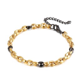 Collar De Titanio Para Hombre Con Cadena De Extensión.