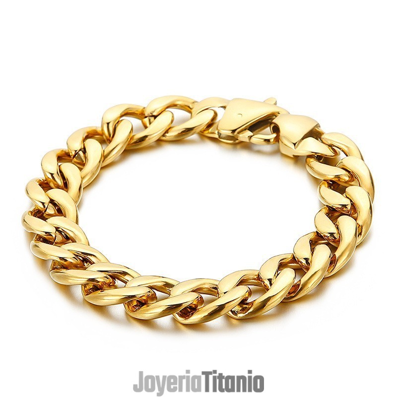 Pulsera De Titanio Pulido De Dos Caras Y Chapado Plano Para Hombre Pulsera De Titanio Pulido De Dos Caras Y Chapado Plano Para Hombre