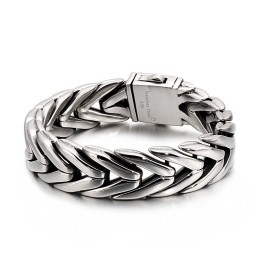 Pulseras De Titanio Con Cierre De Flor Genial