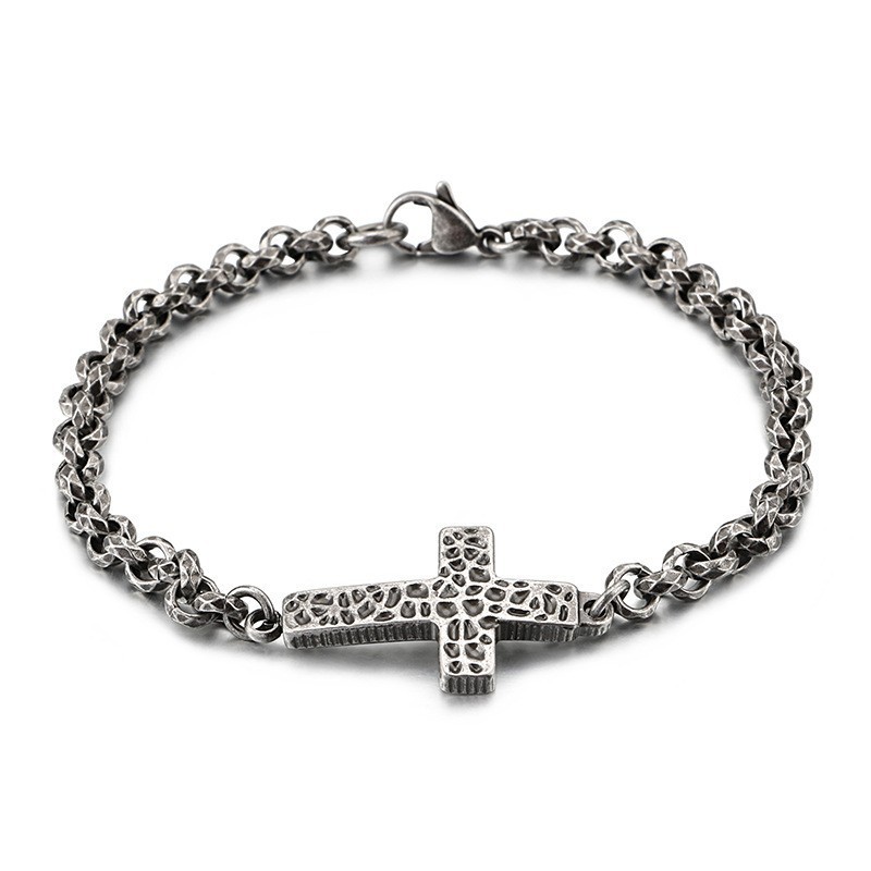 Collar Con Cruz De Titanio Para Hombre. Pulsera De Titanio Para Hombre. Collar Con Cruz De Titanio Para Hombre. Pulsera De Titanio Para Hombre.