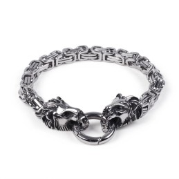 Pulseras De León De Cadena Imperial Para Hombre De Cross Border