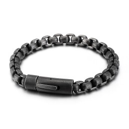Nueva Pulsera De Titanio Estilo Retro De Motociclista Para Hombre. Pulsera De Cadena De Motociclista.