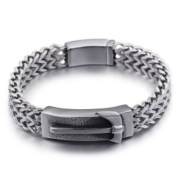 Pulsera De Titanio Para Hombre Shake The Same Axe Bent