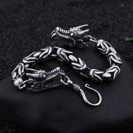 Pulsera De Titanio Con Gancho Y Diseño Moderno Y Chic Para Hombre