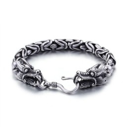 Pulsera De Titanio Con Gancho Y Diseño Moderno Y Chic Para Hombre