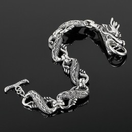 Pulsera De Dragón De Titanio Para Hombre