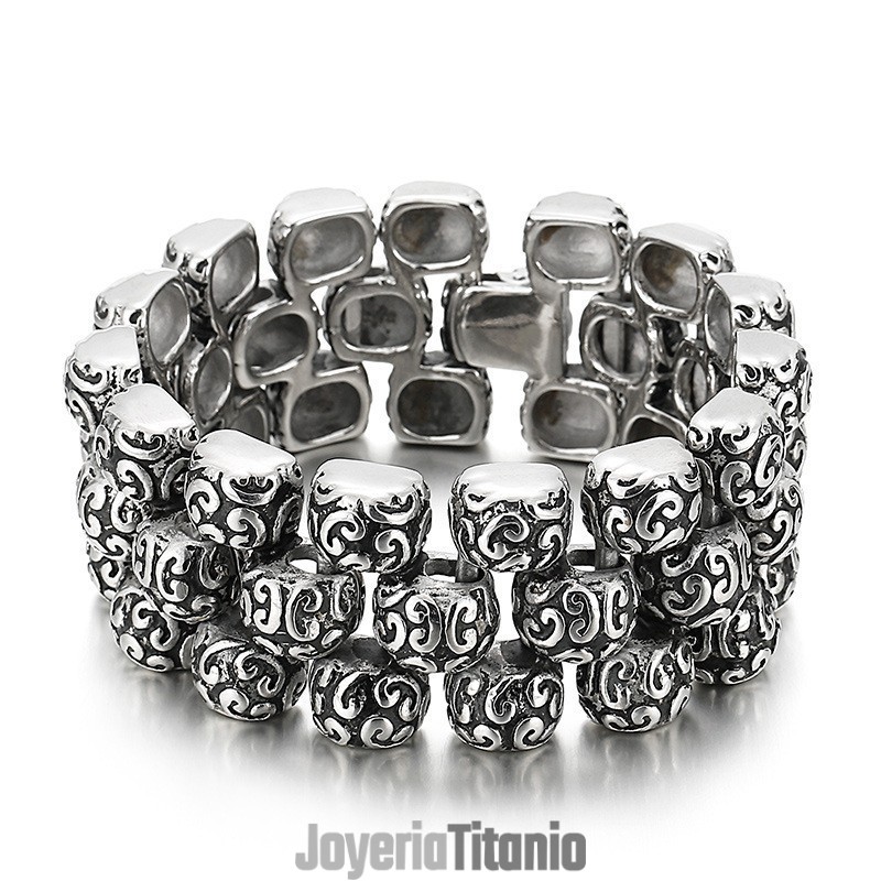 Pulsera De Titanio Para Hombre Coarse Cool