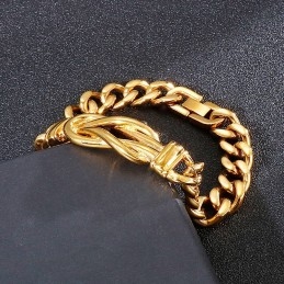 Pulseras De Titanio Anudadas Para Hombre