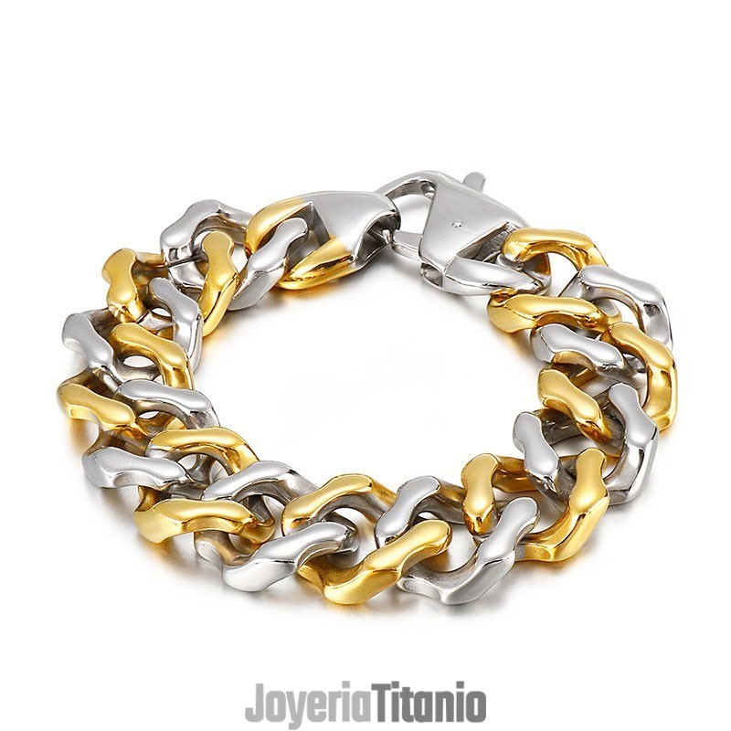 Pulseras De Oro Para Hombre, Pulsera De Pulido De Cuatro Lados, Joyería Pulseras De Oro Para Hombre, Pulsera De Pulido De Cuatro Lados, Joyería