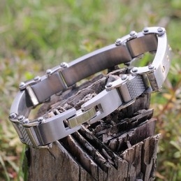 Pulseras De Titanio Para Hombre