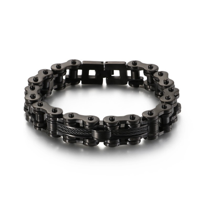 Pulsera De Titanio Tide Para Hombre, Estilo Rockero Pulsera De Titanio Tide Para Hombre, Estilo Rockero