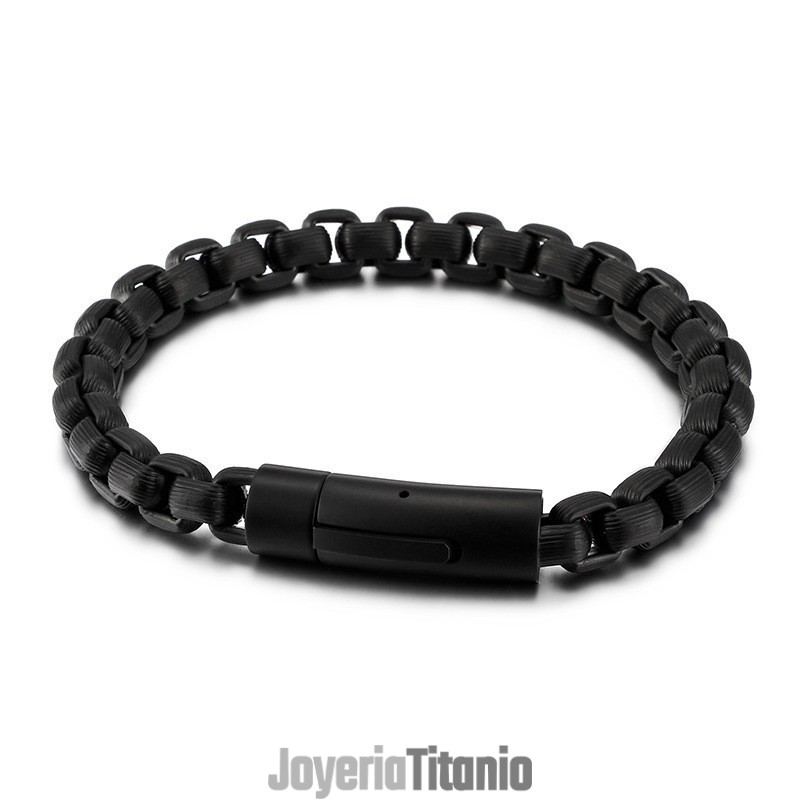 Nueva Pulsera De Titanio Estilo Retro De Motociclista Para Hombre. Pulsera De Cadena De Motociclista.