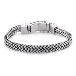 Pulsera De Doble Cadena De Joyería De Hip Hop Para Hombre, Elegantes Accesorios De Titanio.