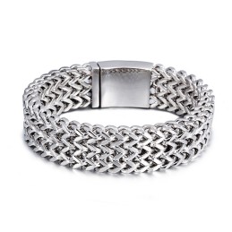 Pulsera De Titanio De Tres Filas Para Hombre