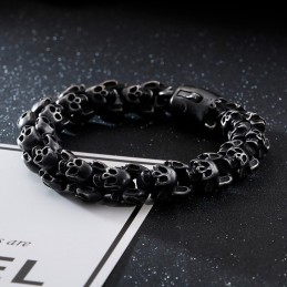 Pulsera De Cabeza De Fantasma, Joyería De Calavera Vintage