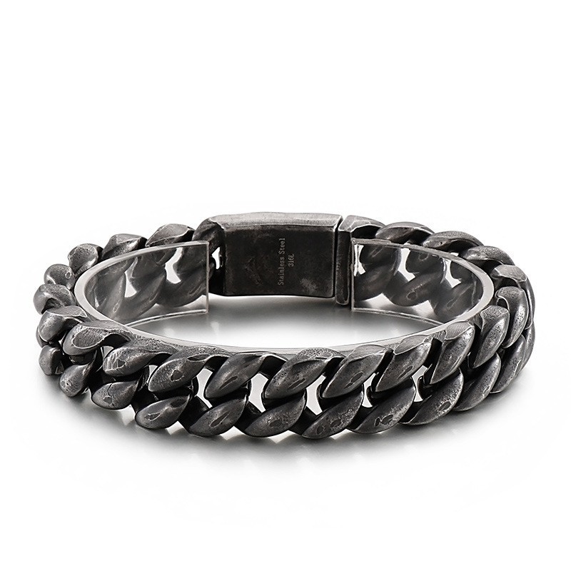 Pulsera De Titanio De 18 Quilates Con Baño Al Vacío Para Hombre Pulsera De Titanio De 18 Quilates Con Baño Al Vacío Para Hombre