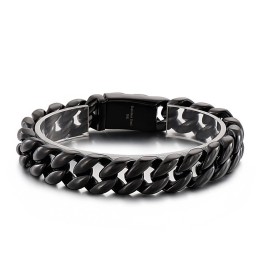 Pulsera De Titanio De 18 Quilates Con Baño Al Vacío Para Hombre
