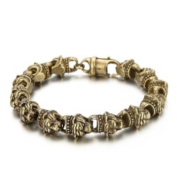 Pulsera De Titanio Cool Rock Para Hombre