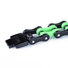 Pulsera De Ciclismo Para Hombre De Titanio Galvanizado Estilo Rock Hip-Hop
