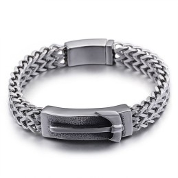 Pulsera De Titanio Para Hombre Shake The Same Axe Bent