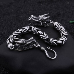 Pulsera De Titanio Con Gancho Y Diseño Moderno Y Chic Para Hombre