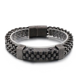 Pulsera De Titanio Para Hombre Estilo Hip-Hop