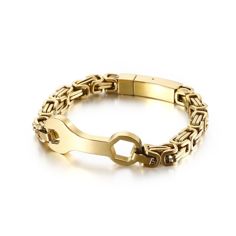 Pulsera De Titanio Con Cadena De Llave De Moda Para Hombre Pulsera De Titanio Con Cadena De Llave De Moda Para Hombre