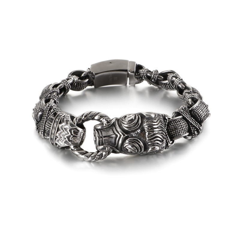 Pulsera De Titanio Moderna Y Moderna Para Hombre