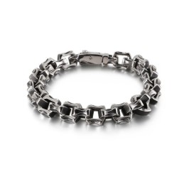 Pulsera De Titanio Cuadrada Irregular Para Hombre
