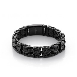 Pulsera De Titanio Hueca En Forma De V Para Hombre
