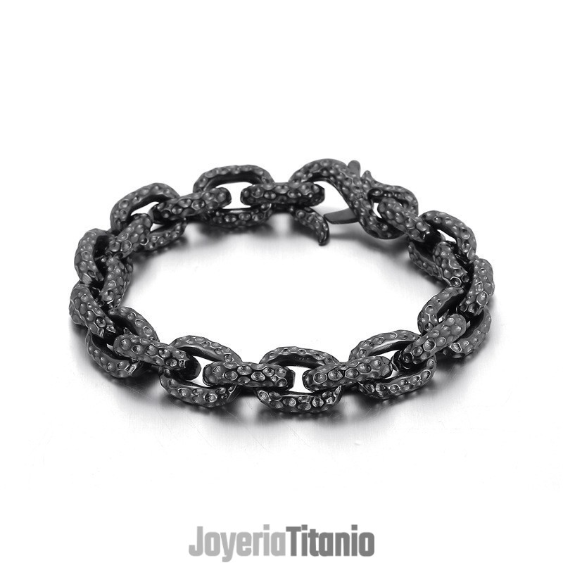 Pulsera De Titanio Con Lunares De Moda Para Hombre Pulsera De Titanio Con Lunares De Moda Para Hombre