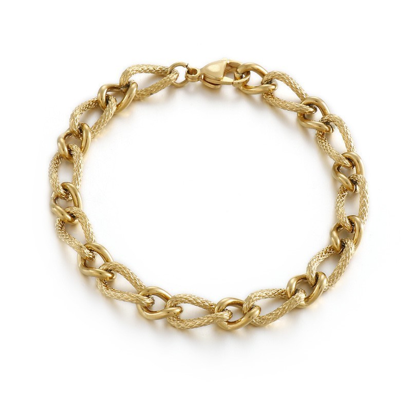 Pulsera De Titanio Con Diseño De Serpiente Estilo Hip Hop Para Hombre